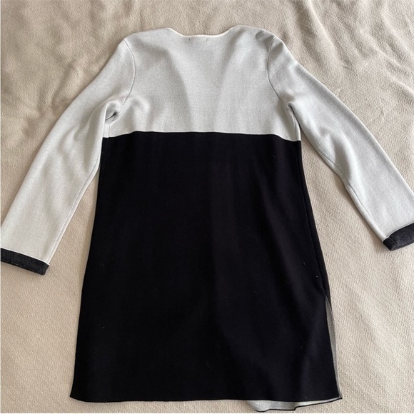 Alfani Colorblock Open Front Cardigan Sweater Coat Jacket Duster - Picture 4 of 12